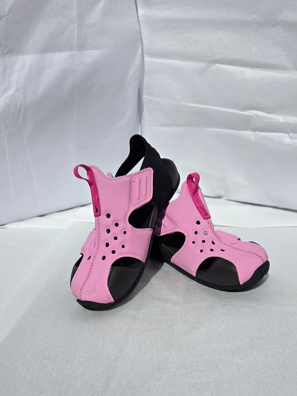 Nike Sunray Protect 2 Kids / Toddler Sandals - Pink & Black Size: 11 C